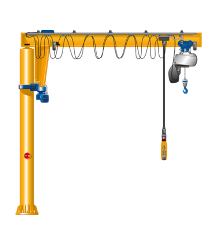 Model BZD 360 Degree Full Rotation Electric Cantilever Crane