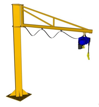 獨立式旋臂起重機-獨立式超支撐旋臂起重機 2M 臂展