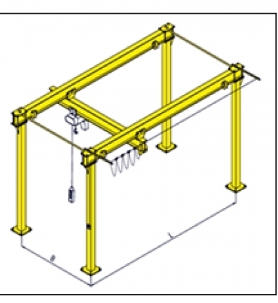 立柱式單梁懸掛起重機